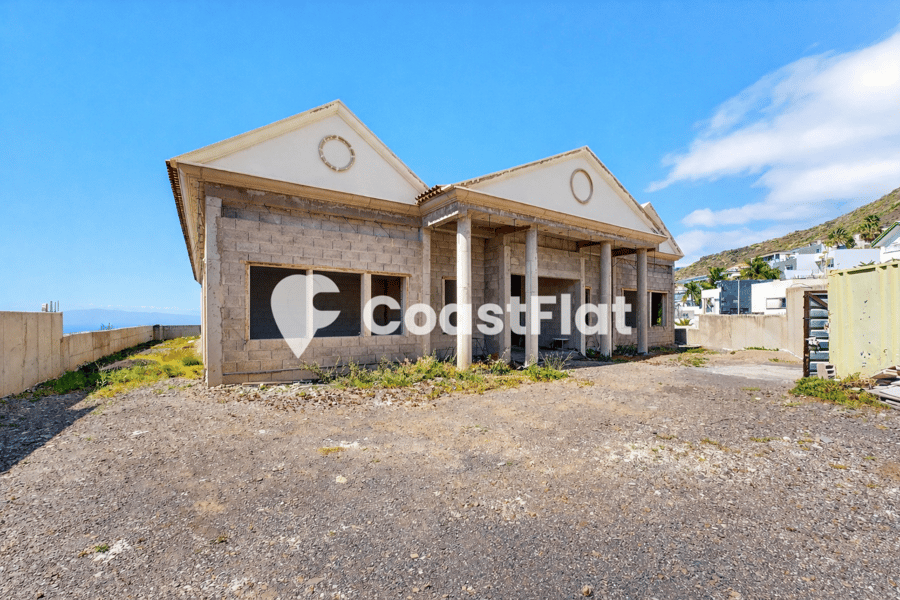 Villa under construction with a 2,000 m² plot and views of the Atlantic Ocean in Roque del Conde. – 4