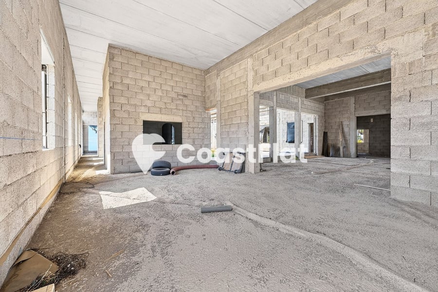 Villa under construction with a 2,000 m² plot and views of the Atlantic Ocean in Roque del Conde. – 10