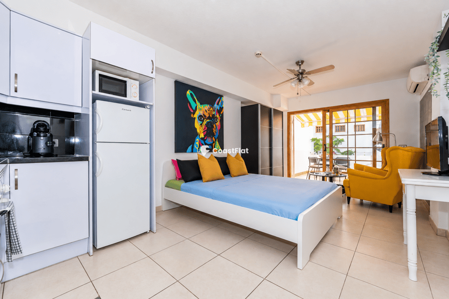 Charming studio flat with a terrace and swimming pool in San Eugenio Bajo, Costa Adeje. – 7